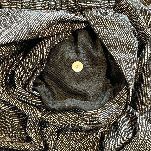 Lululemon Rollin' With My Omies Pant Joggers Burlap Texture Black Dune/Black Siz - Picture 9 of 11